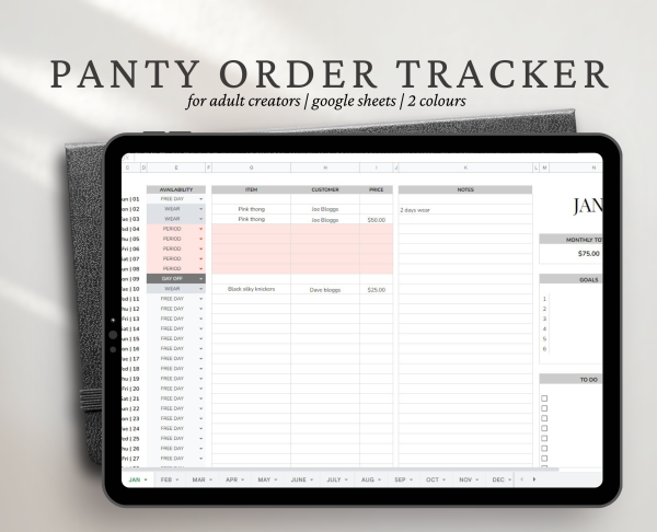 Panty seller order tracker photo